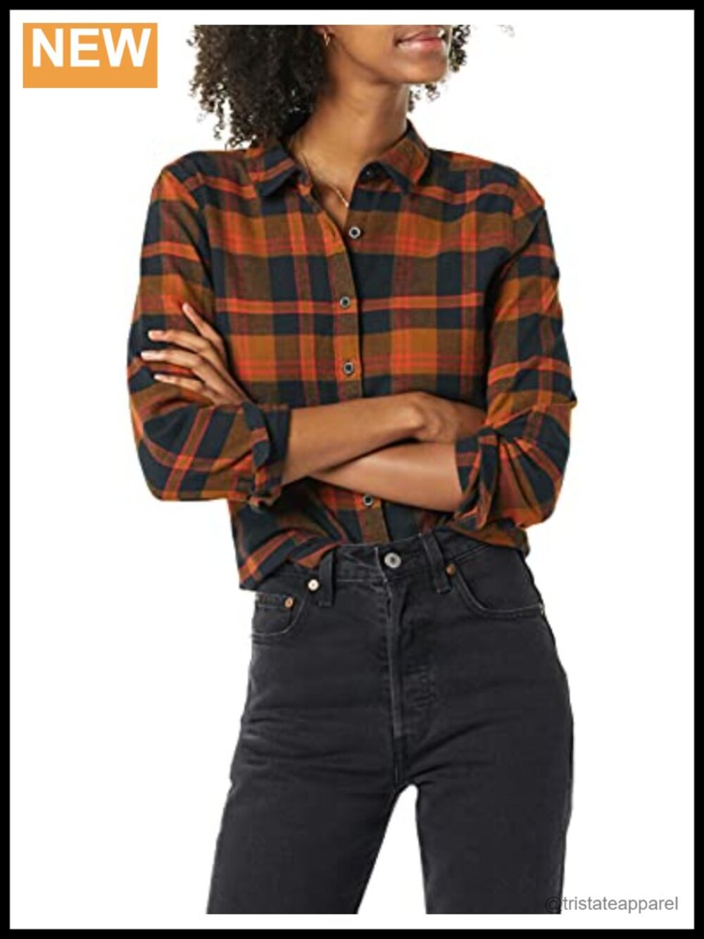 Slim Fit 100% Cotton Brushed Flannel Long Sleeve Button Down Shirt